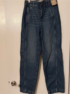 NWT madewell Tapered Denim trousers High Rise size 26